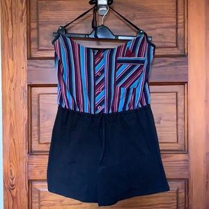Pinstripe Romper